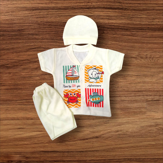 New Born Baby Suit Sea Yellow