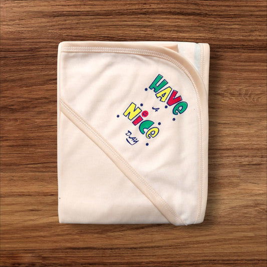 New Born baby Wrapping Sheet Have Nice Peach