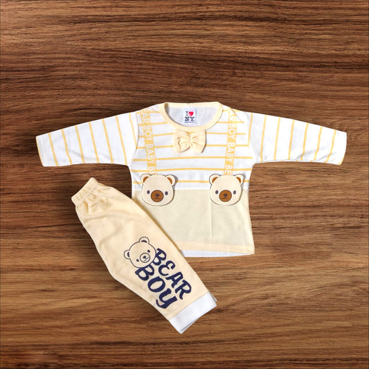Baby Suit Bear Boy Yellow (1 to 6 Months)
