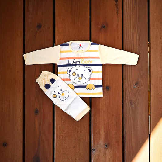 Baby Suit I AM BEAR Yellow (1 to 6 Months)