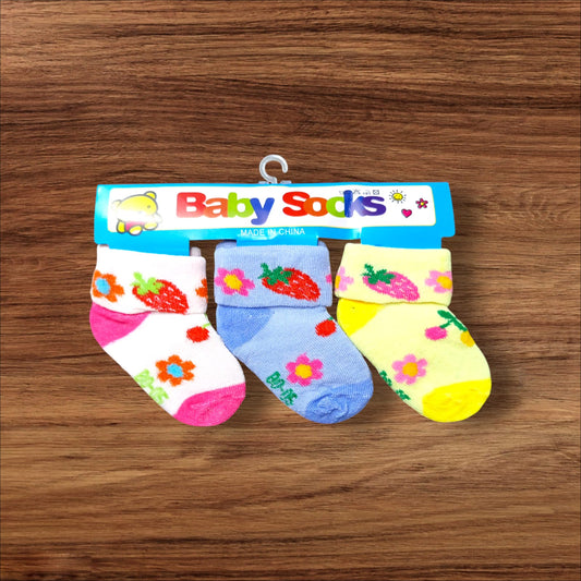 New Born Baby Socks [Pack Of 3] **