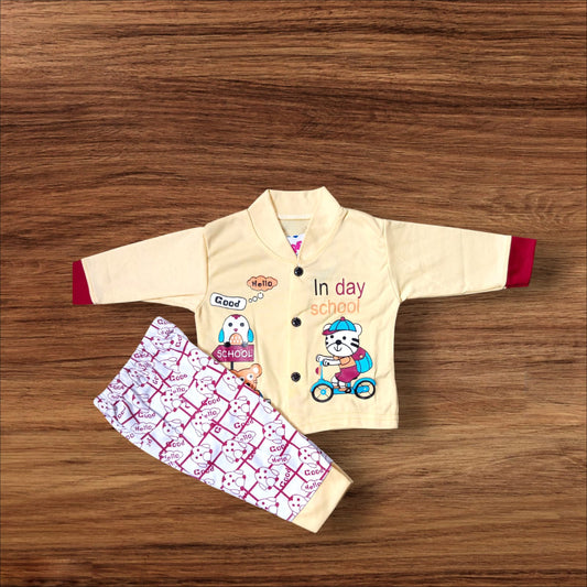Baby Suit In Day School Yellow (1 to 6 Months)