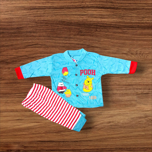 Baby Suit Pooh Blue (1 to 6 Months)
