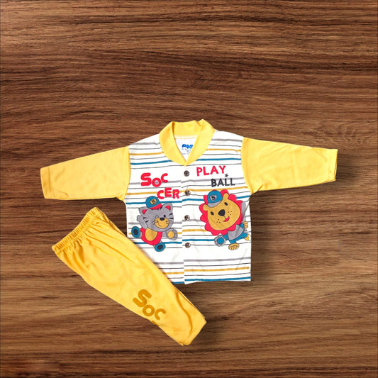 Baby Suit Play Ball Dark Yellow (1 to 6 Months)