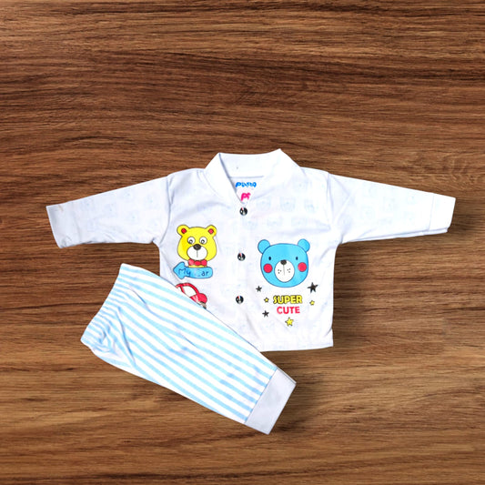 Baby Suit Super Cute Blue (1 to 6 Months)