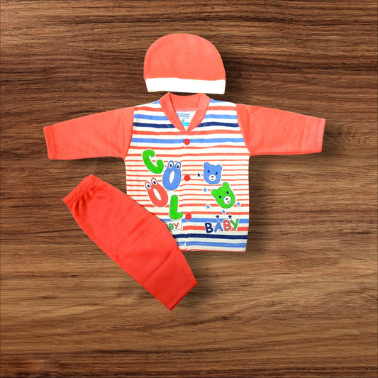New Born Baby Suit Cool Orange