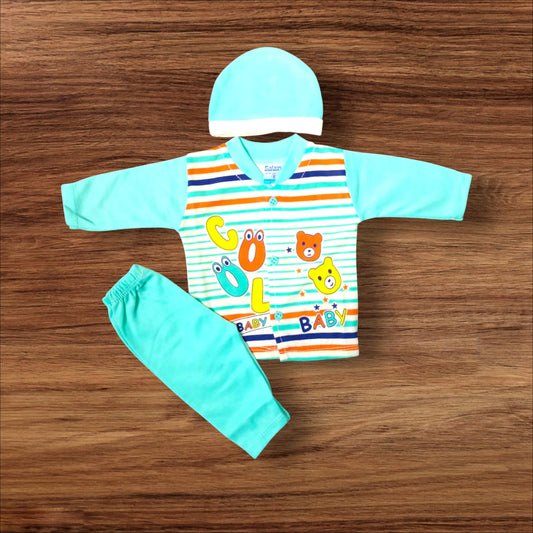 New Born Baby Suit Cool Green
