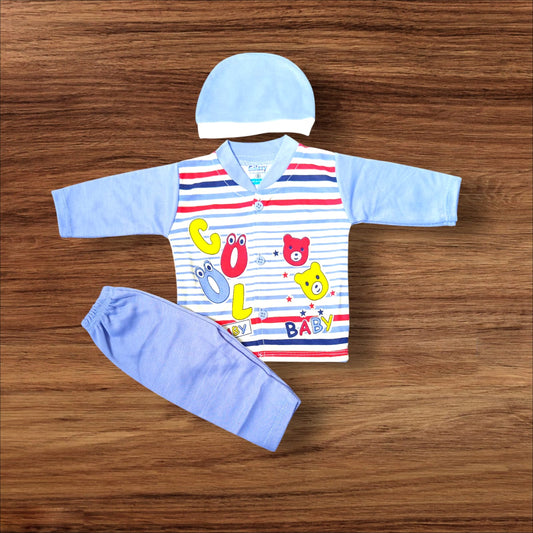 New Born Baby Suit Cool Blue