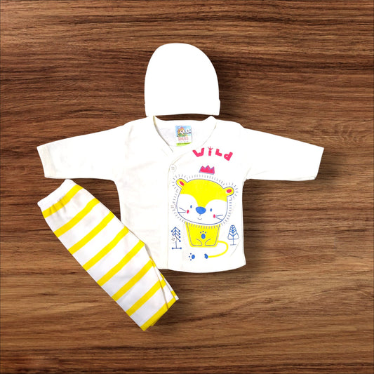 New Born Baby Suit Wild Yellow