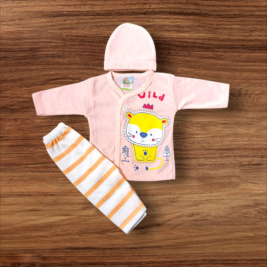 New Born Baby Suit Wild Peach