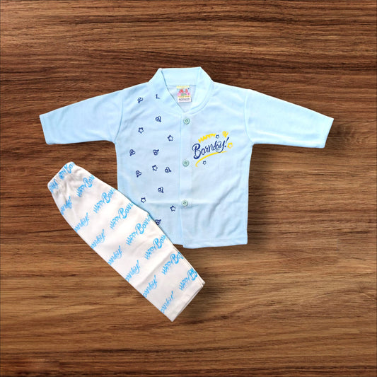 Baby Suit Bornday Blue (1 to 6 Months)