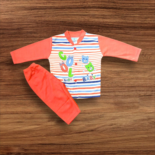 Baby Suit Cool Orange (1 to 6 Months)
