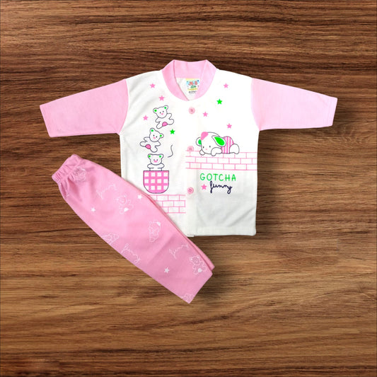 Baby Suit Gotcha Pink (1 to 6 Months)