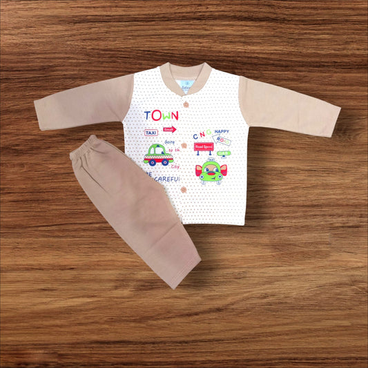 Baby Suit Town Brown (1 to 6 Months)