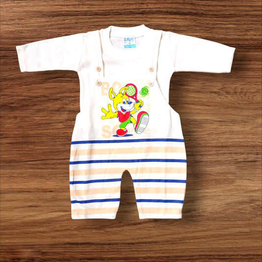 New Born Baby Romper Racket Peach