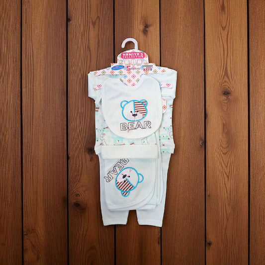 New Born Baby Starter Set Bear Green