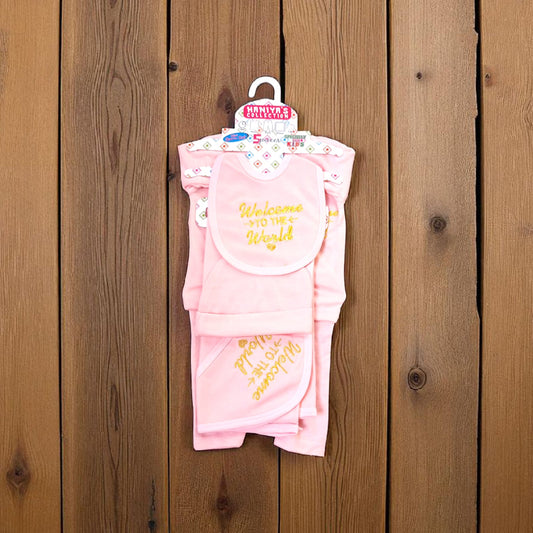 New Born Baby Starter Set Welcome Pink