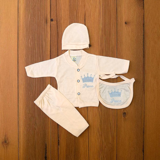 New Born Baby Suit Prince Peach