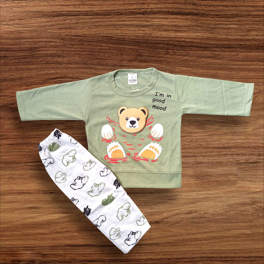 Baby Suit Baby Mood Green (1 to 6 Months)