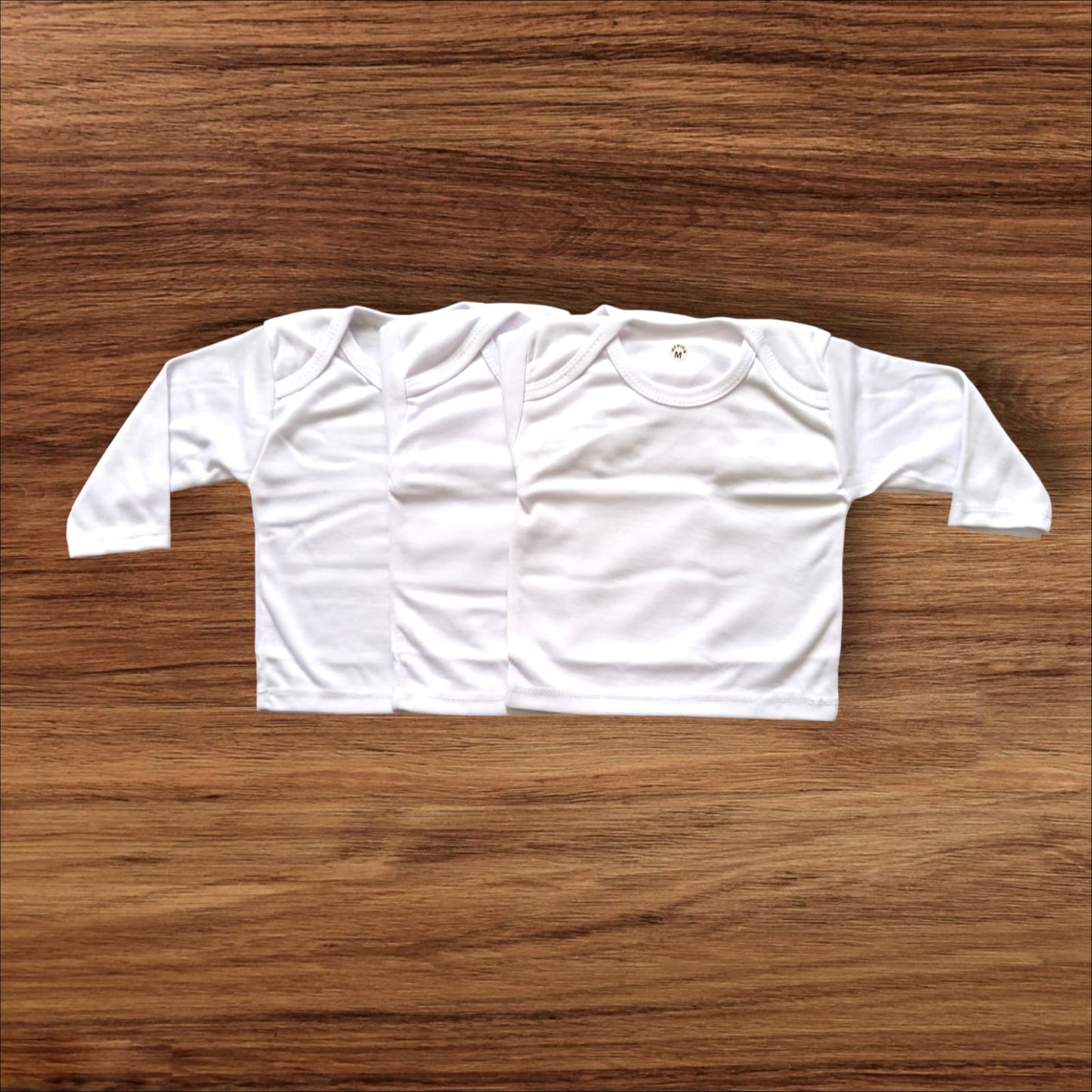 Baby Round Neck Inner Set [White] **