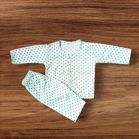 Baby Night Suit (1 to 6 Months) Light Green