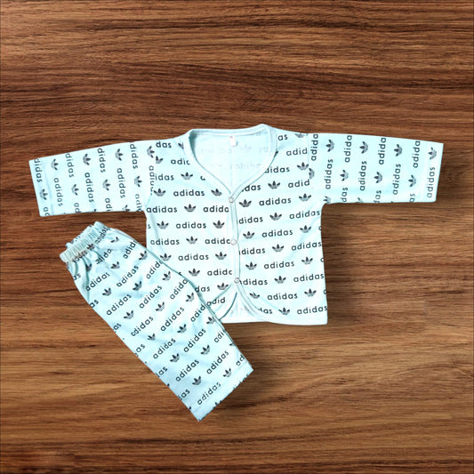 Baby Night Suit (1 to 6 Months) Green