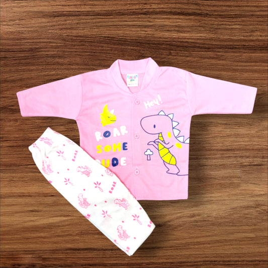 Baby Suit Some Roar Pink (1 to 6 Months)