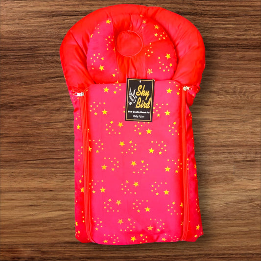 Newborn Baby Carry Nest Valvet Red