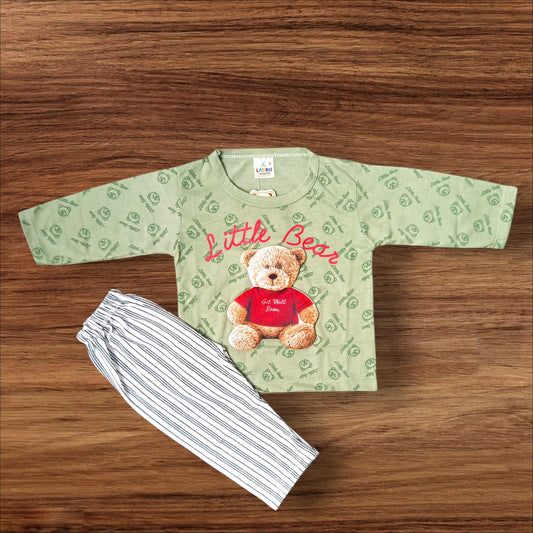 Baby Suit Little bear Green (1 to 6 Months)