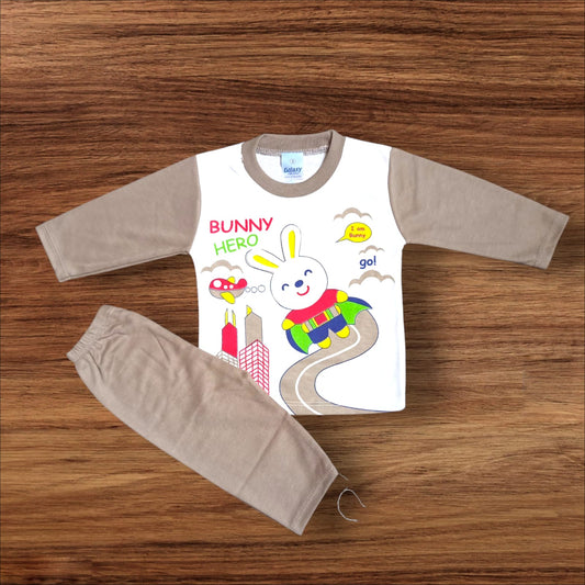 Baby Suit Bunny Hero Brown (1 to 6 Months)