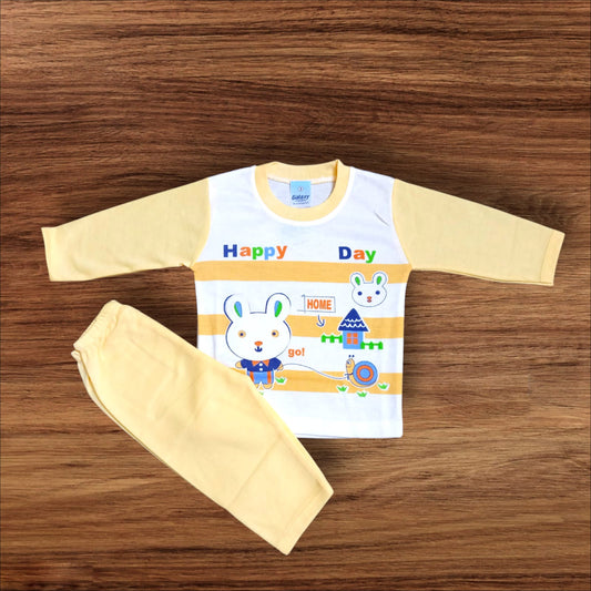 Baby Suit Happy Day Peach (1 to 6 Months)