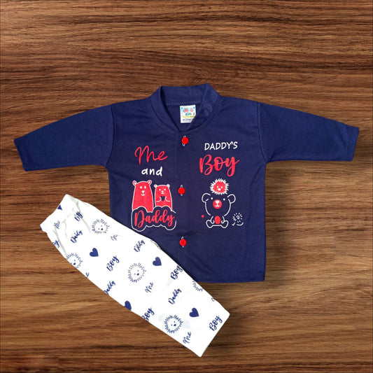 Baby Suit Daddys Boy Blue (1 to 6 Months)