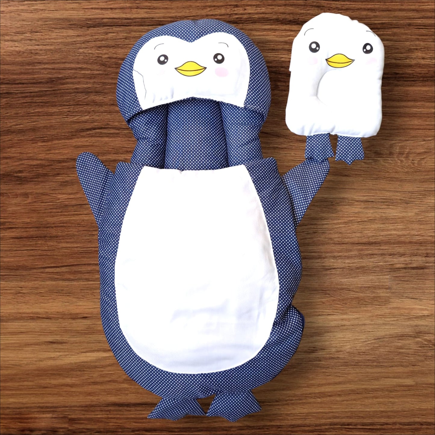 New Born Baby Foamic Dot Penguin Blue