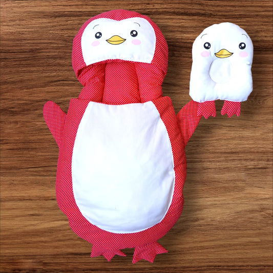 New Born Baby Foamic Dot Penguin Red