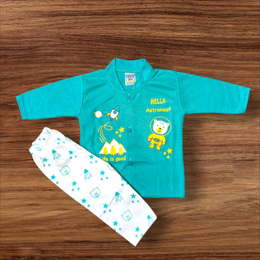 Baby Suit Astronaut Green (1 to 6 Months)