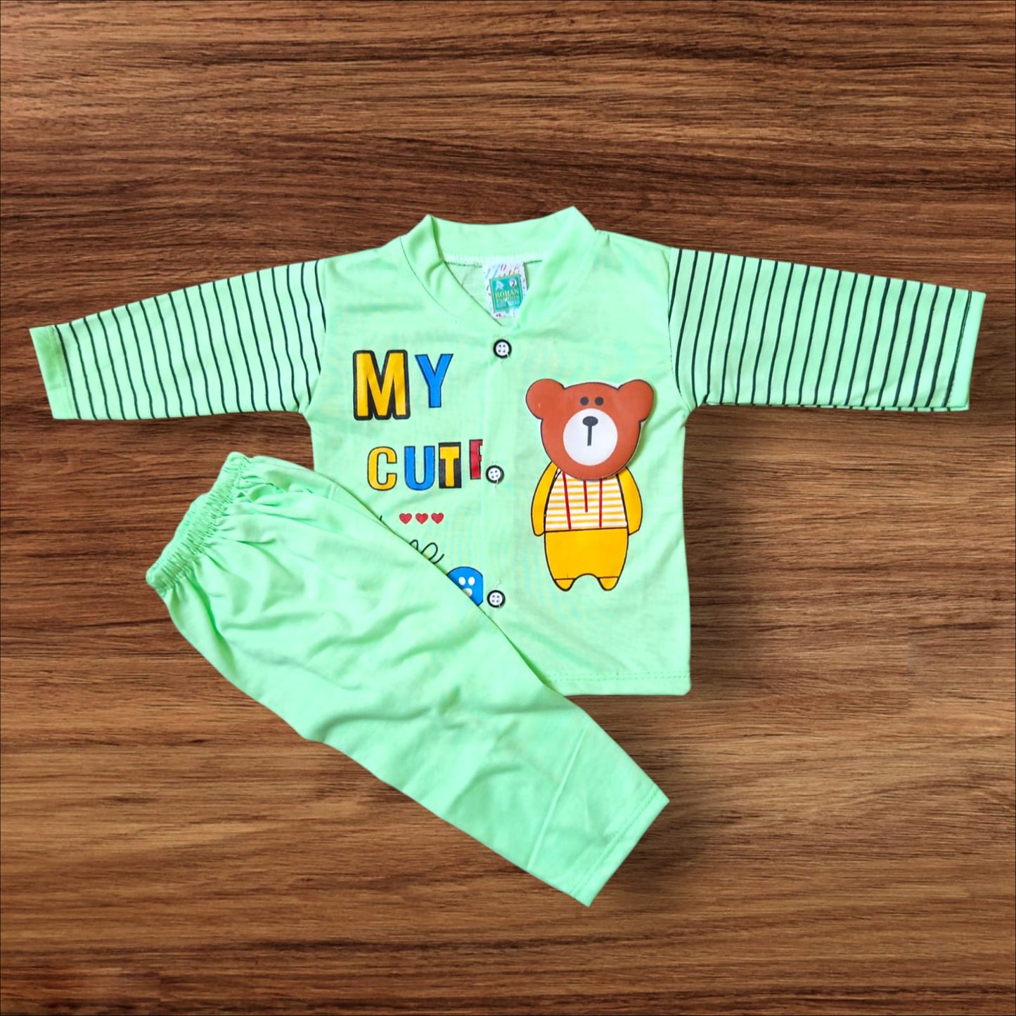 Baby Suit My Cute Green (1 to 6 Months)