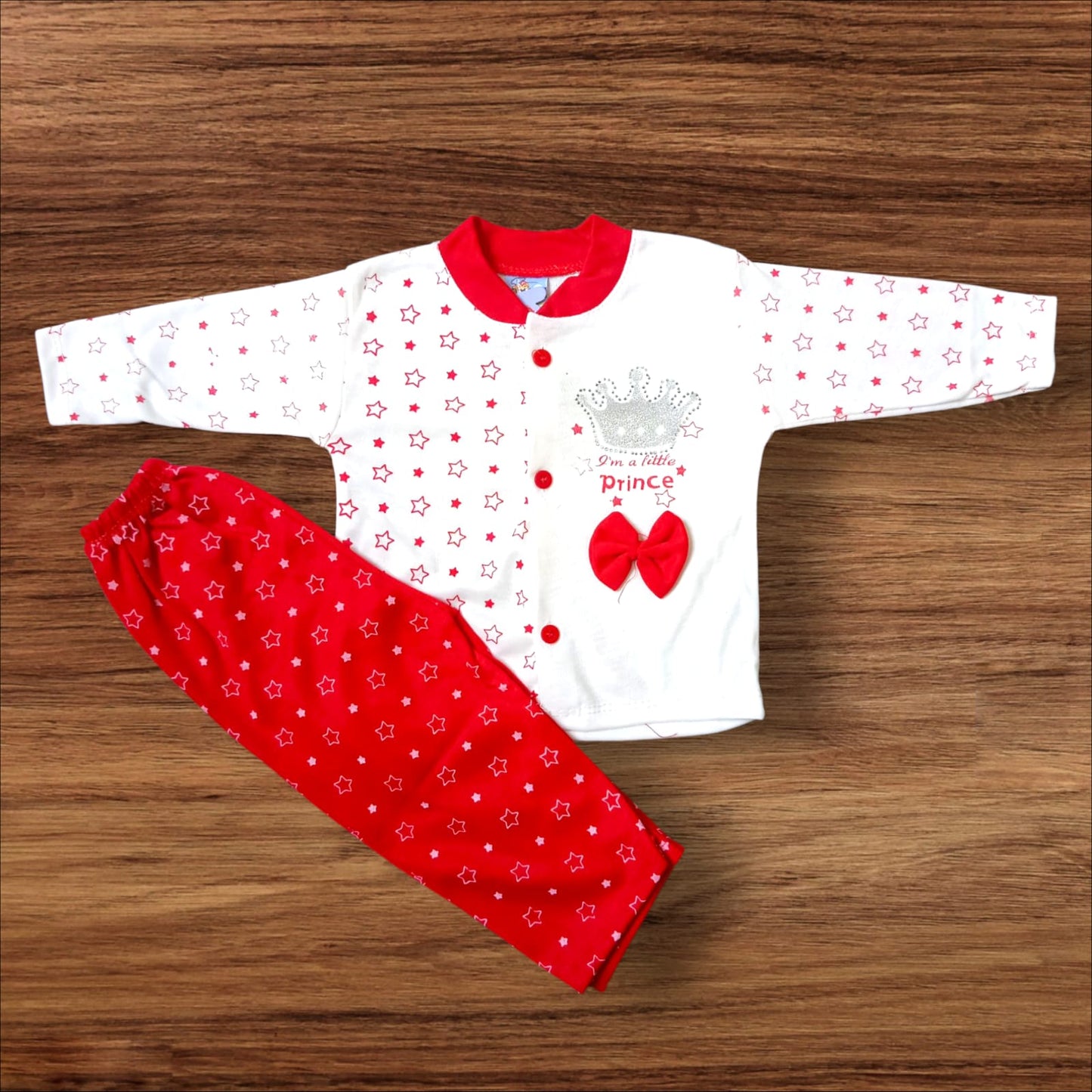 Baby Suit Prince Red (1 to 6 Months)