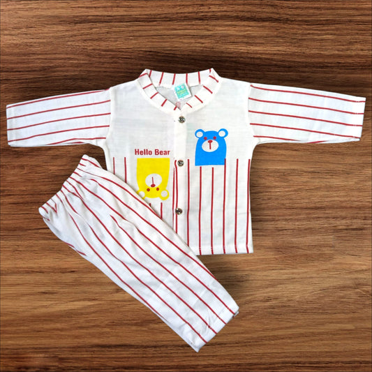 Baby Suit Hello Bear Blue (1 to 6 Months)