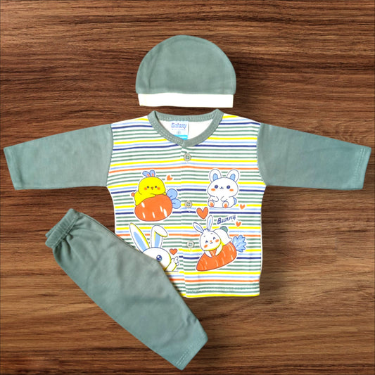New Born Baby Suit Bunny Brown