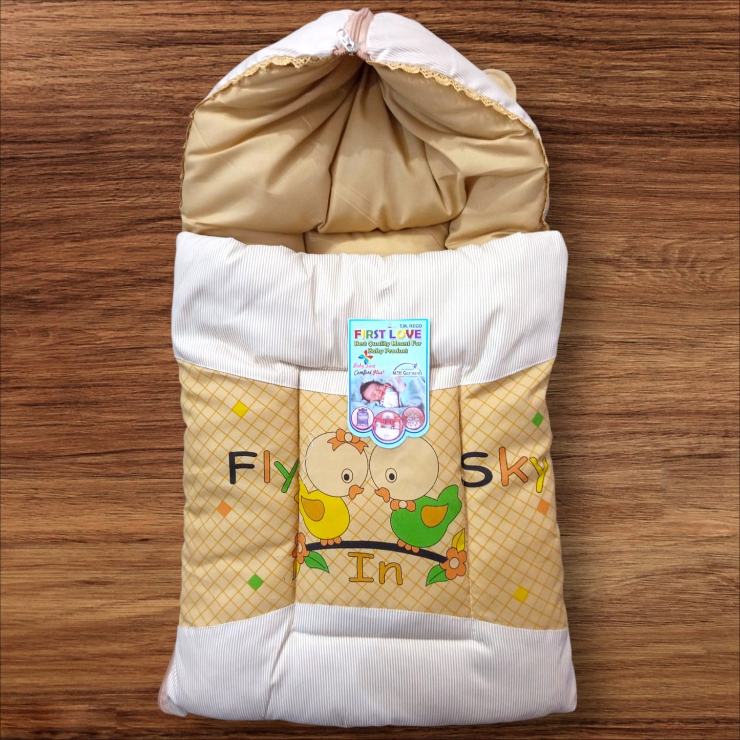 Baby Hooded Carry Nest Cotton Frisky Skin