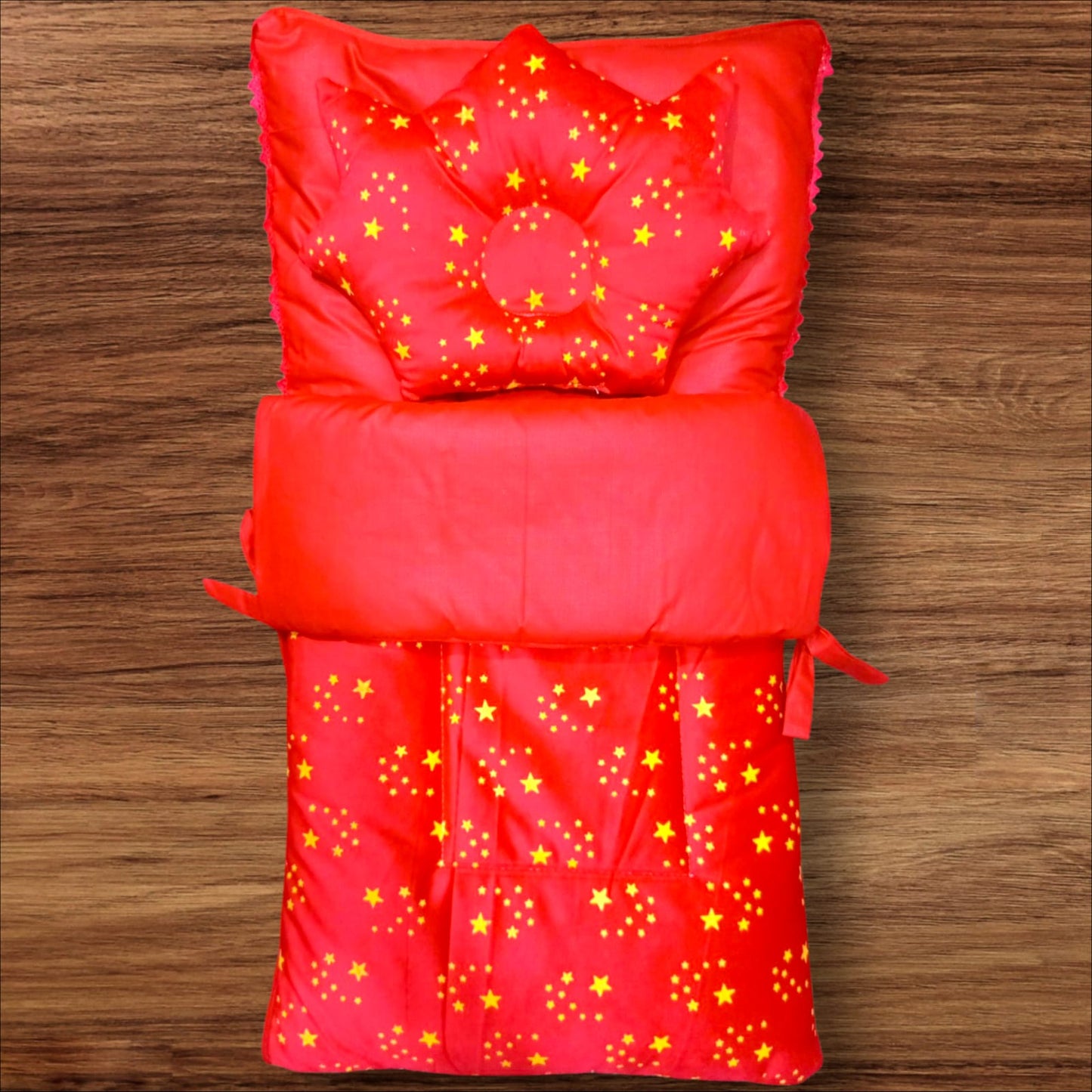 Baby Carry Nest Star Valvet Red