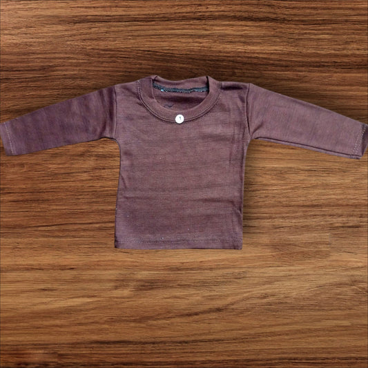 Inners Round Neck (1 to 6 Months) Brown