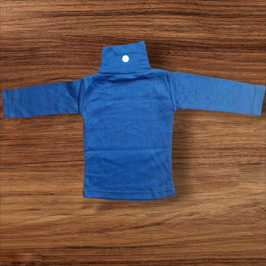 Hi-Neck (1 to 6 Months) Navy Blue