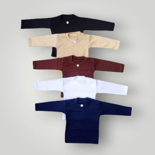 Inners Round Neck (1 to 6 Months)  Pack of 5