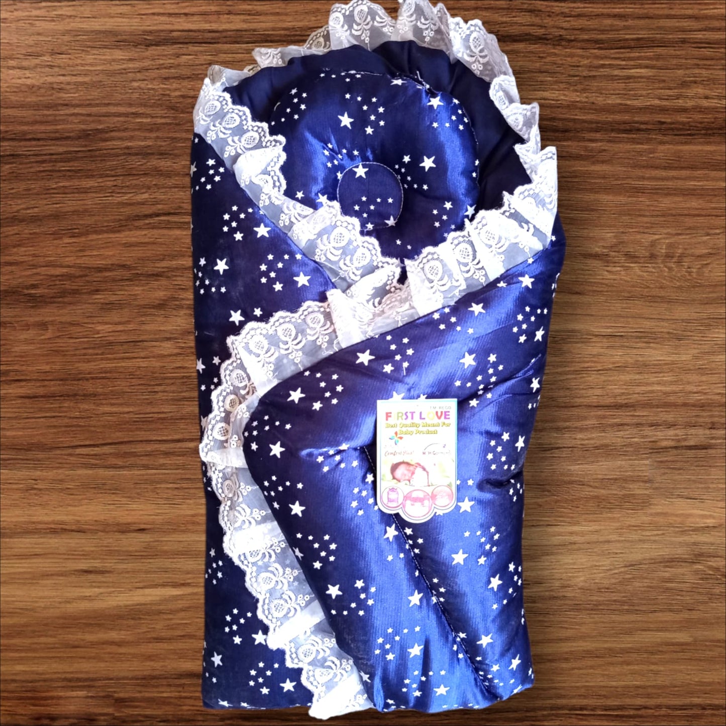 Baby Carry Nest Silk Navy Blue