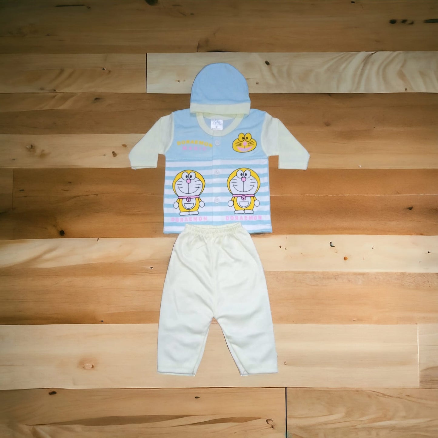 New Born Baby Suit Doraemon Blue