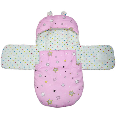 New Born Baby Foamic Swaddle Pink