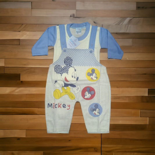 Baby Romper Micky Blue (1 to 6 months)