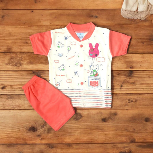 Baby Suit little bear Orange (1 to 6 Months) **