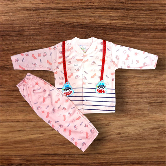 Baby Suit Baby Suit Safe Pink (1 to 6 Months)